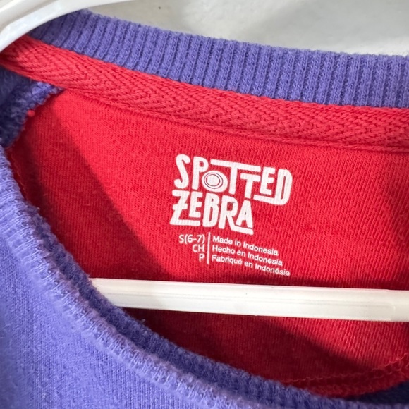 🍔 “Awesome Sauce” Ruffle Raglan Dress — Size 6-7 💜✨ - Picture 2 of 7